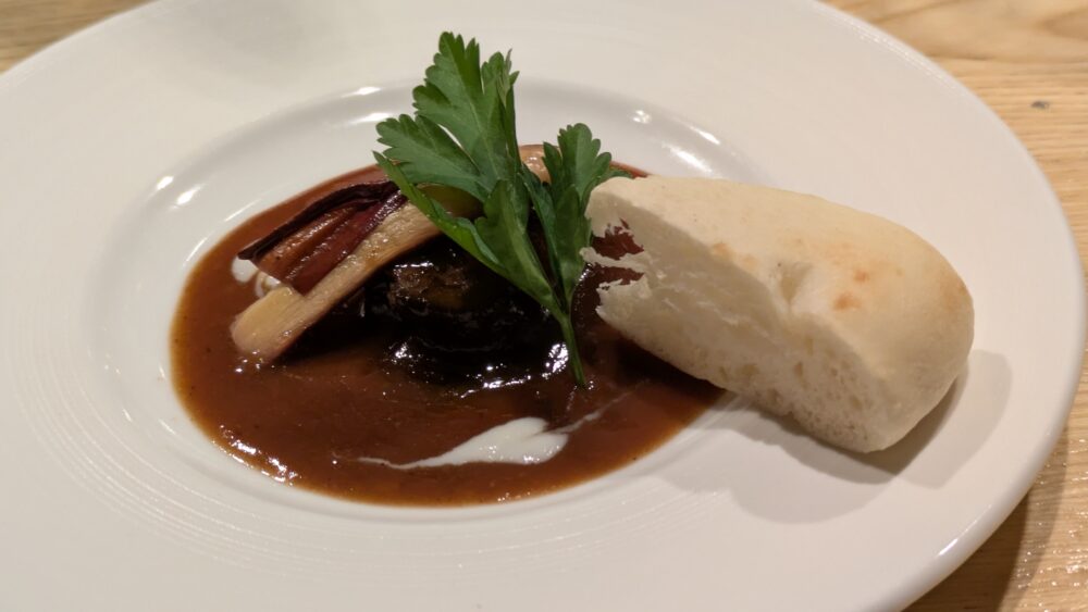 瀧口の牛たんの赤ワイン煮込み