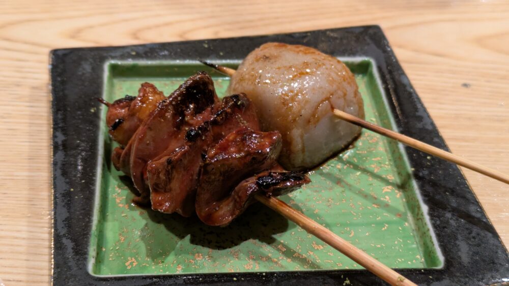 瀧口の白レバーとサトイモ