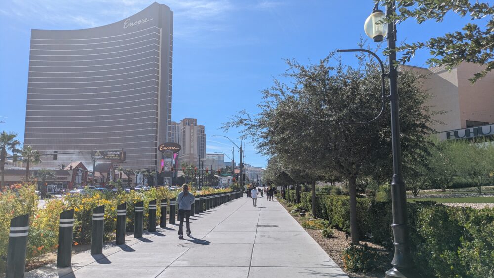 ヒルトンラスベガスの周回コースは快適でした