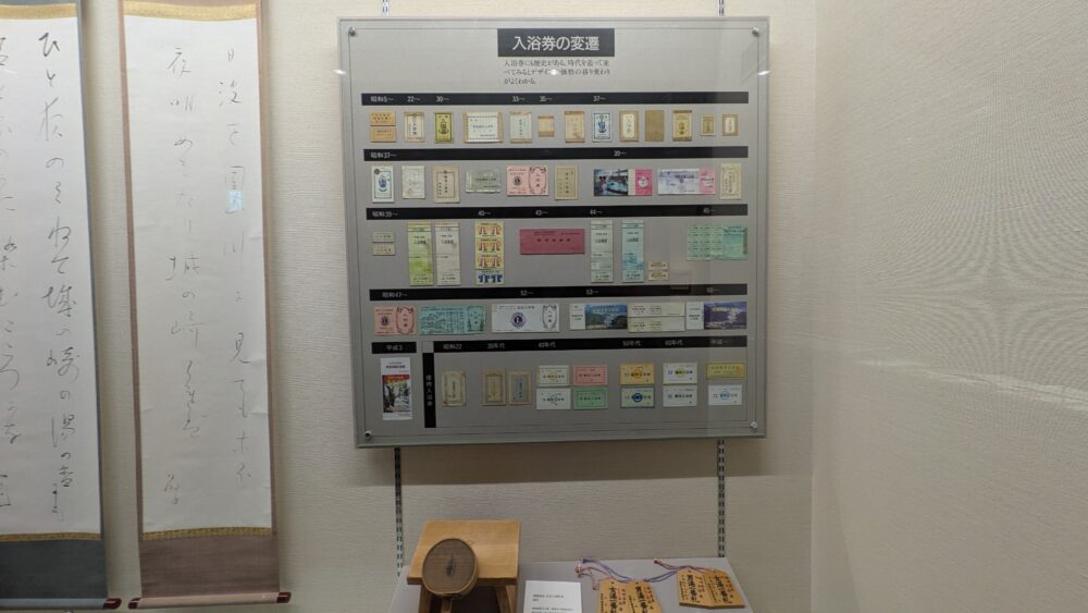 城崎文芸館の入浴券の変遷