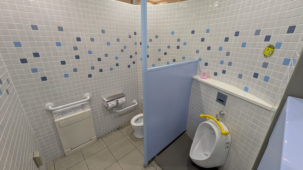 地下鉄博物館の子ども用トイレ