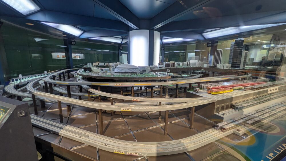 地下鉄博物館のジオラマ
