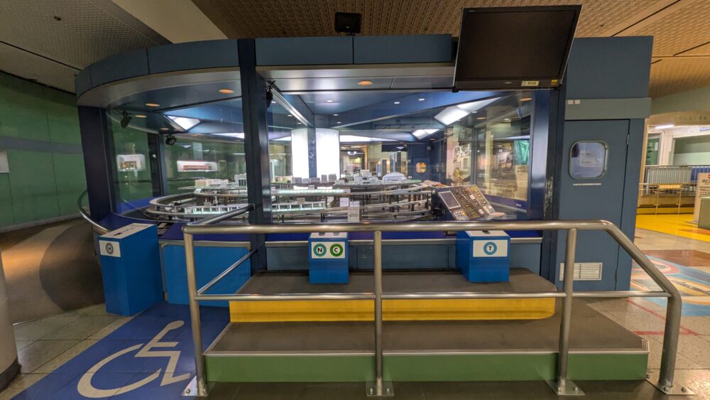 地下鉄博物館のジオラマ体験