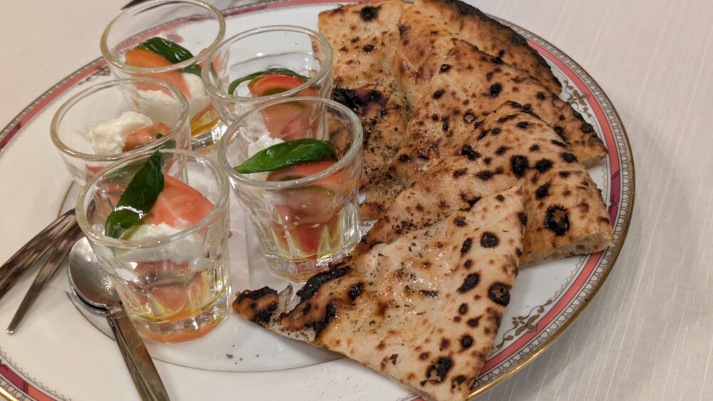 リストランテピッツェリアジャンカルロトウキョウのアミューズ