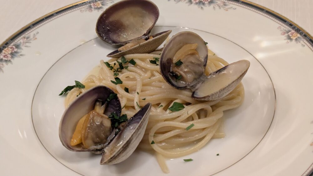 リストランテピッツェリアジャンカルロトウキョウのボンゴレ