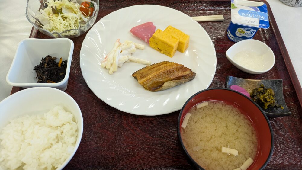 アクティブ峰の原の朝食2日目