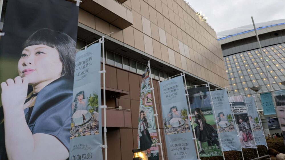 渡辺直美ライブin東京ドームの幟