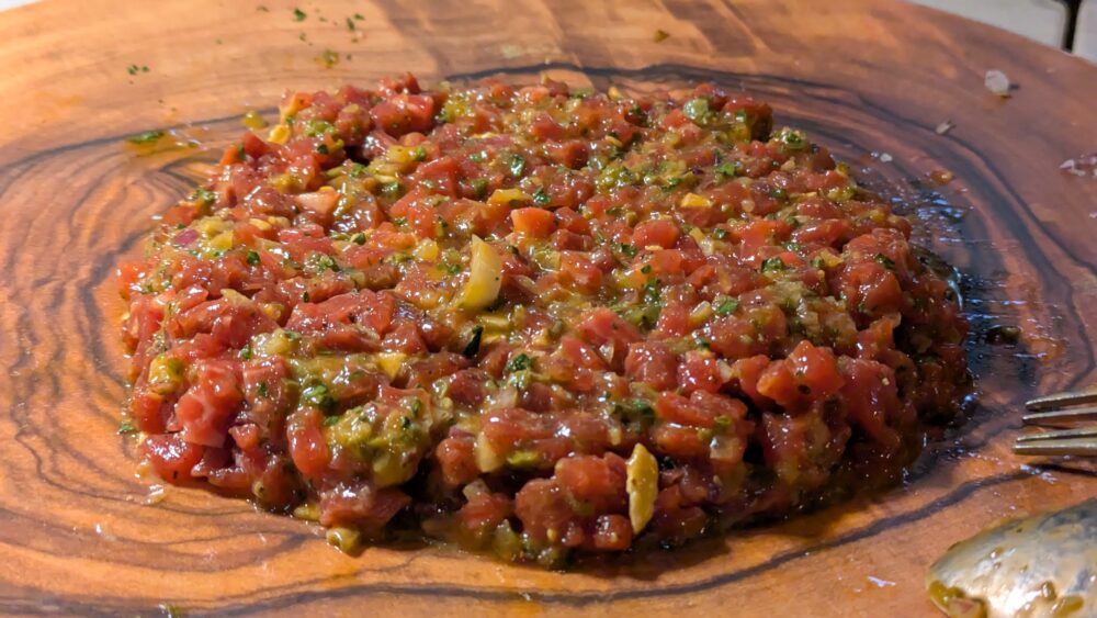 oceangoodtable渋谷 - オーシャングッドテーブルの馬肉のタルタルが絶品