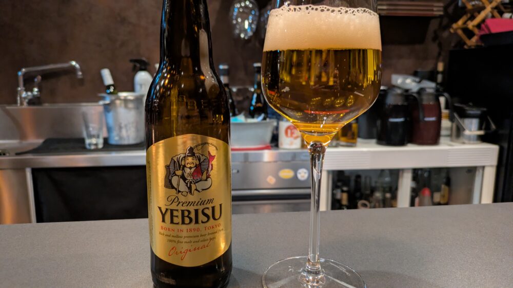 焼鳥とワインふじのビール