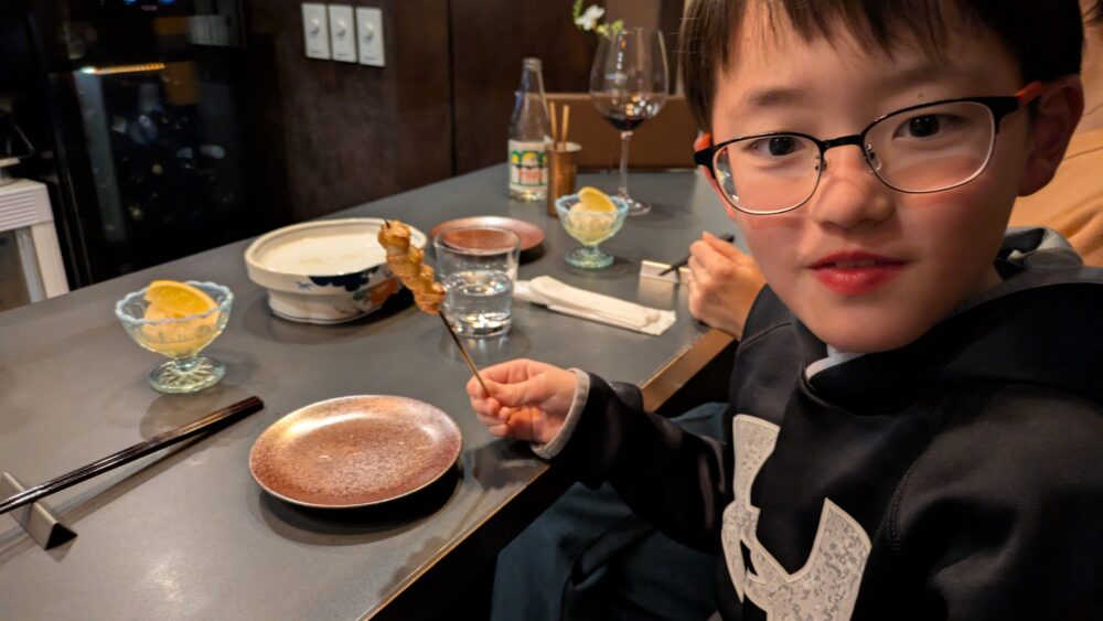 焼鳥とワインふじのキッズデーはとっても楽しい