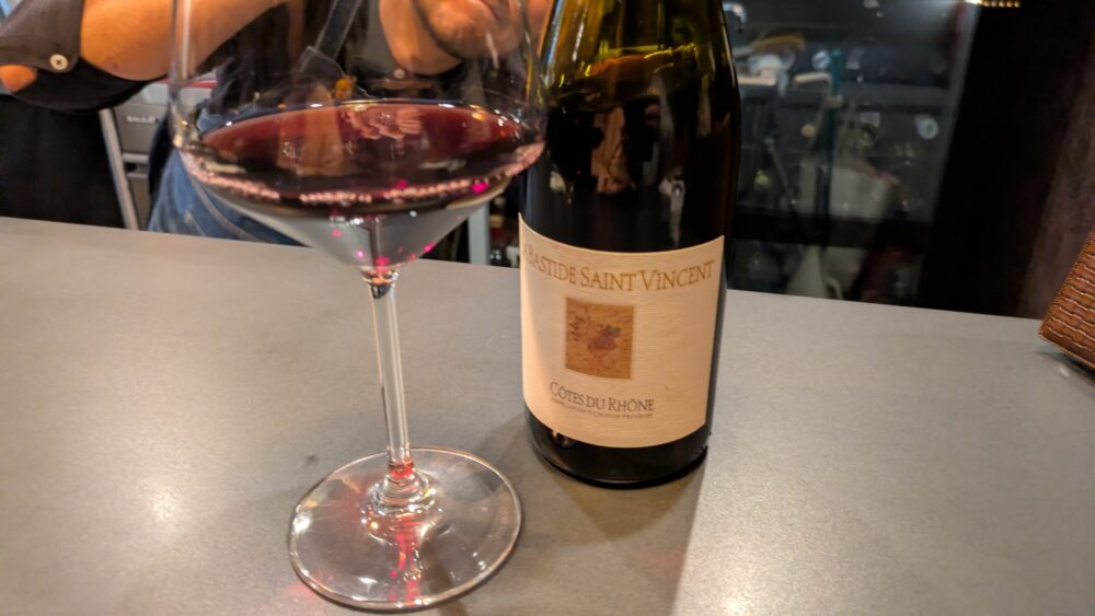 焼鳥とワインふじの赤ワイン