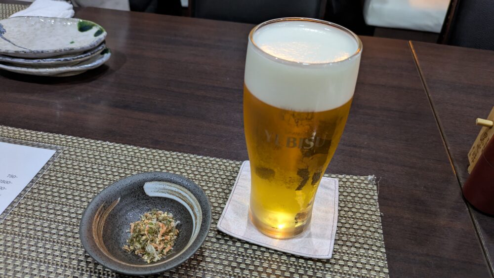 夏見屋のビール