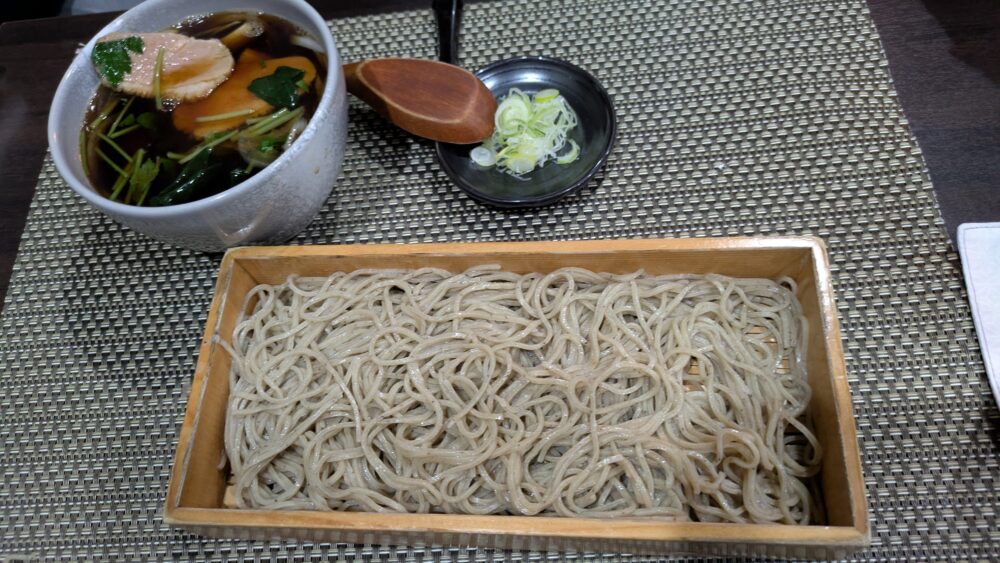 夏見屋の鴨せいろ