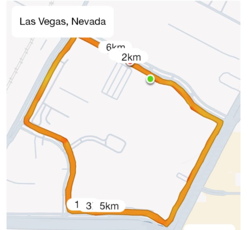 ヒルトンラスベガスの周回ラン