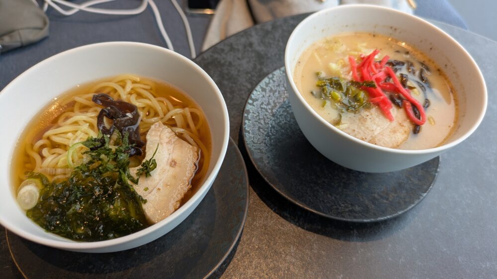 アメックスセンチュリオンラウンジ羽田のラーメン