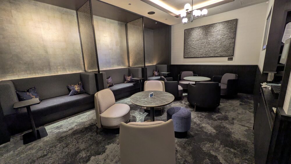 アメックスセンチュリオンラウンジ羽田のセンチュリオンカード専用スペースはゆったりとした空間