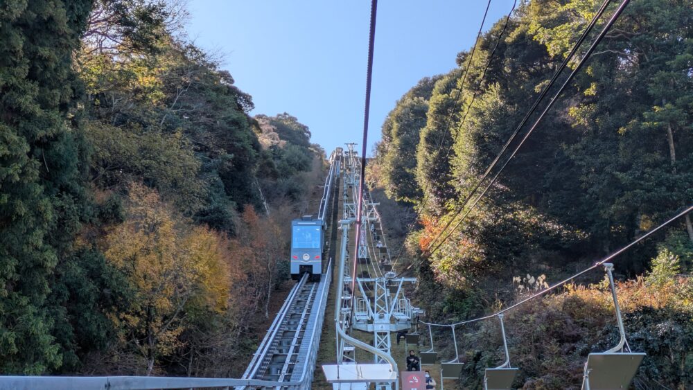 天橋立ビューランドのリフトとケーブルカー