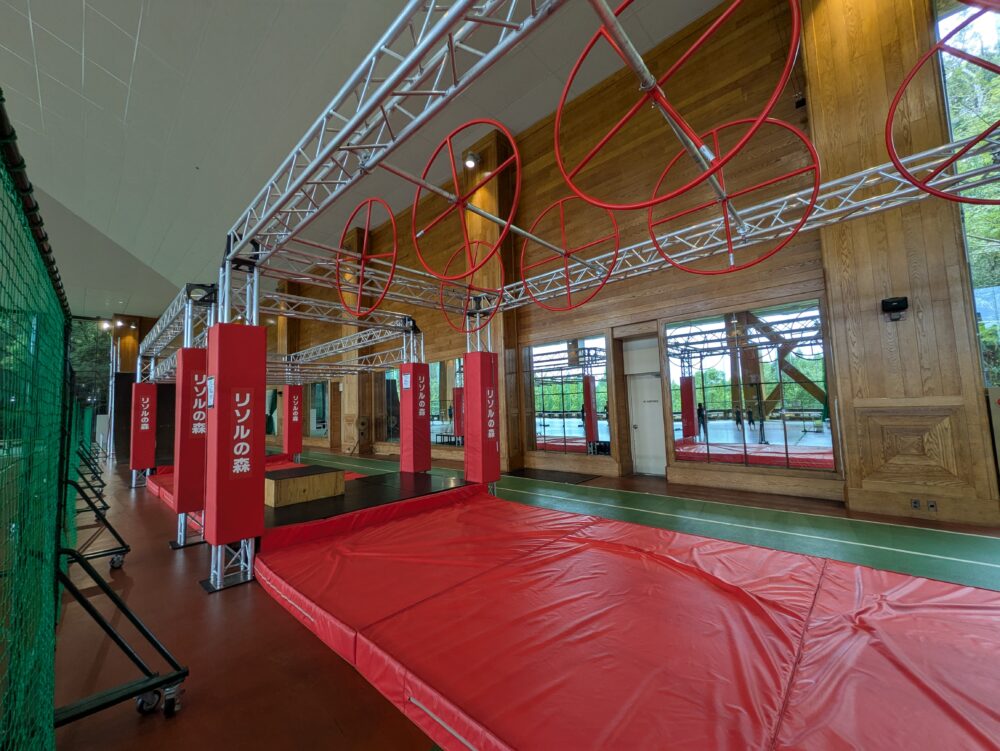 リソルの森の多目的体育館のコース