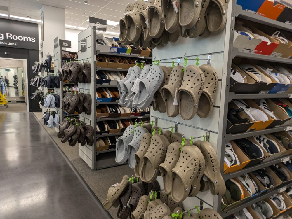 ノードストロームラックのクロックス