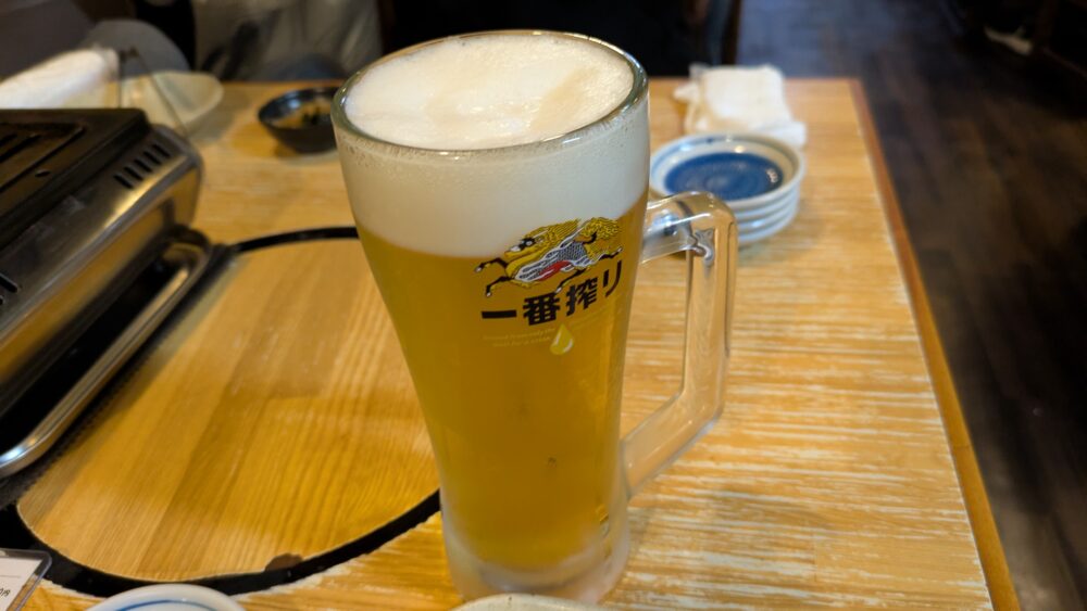 金楽のビール
