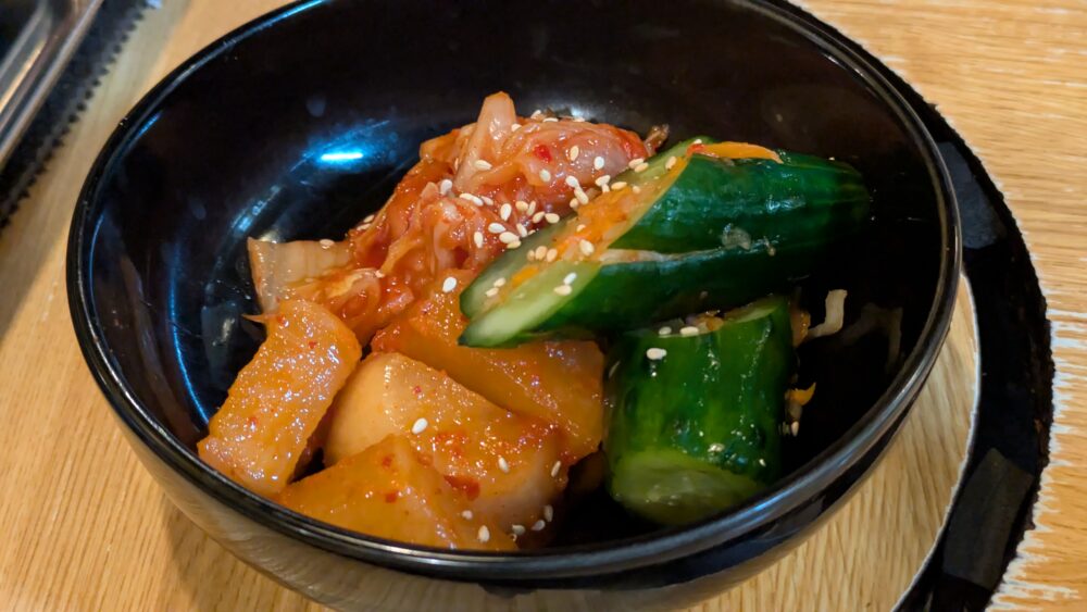 金楽のキムチ盛り合わせ