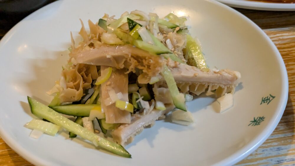 金楽のハチノス刺し