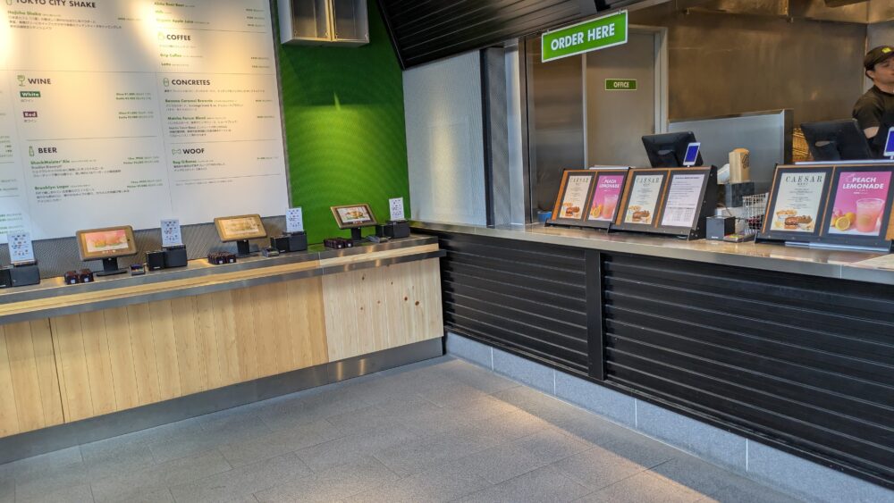 シェイクシャック東京国際フォーラム店のオーダー