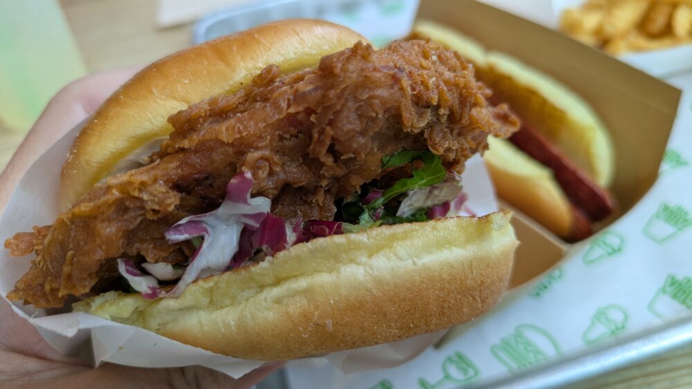 シェイクシャック東京国際フォーラム店のチキンシャック