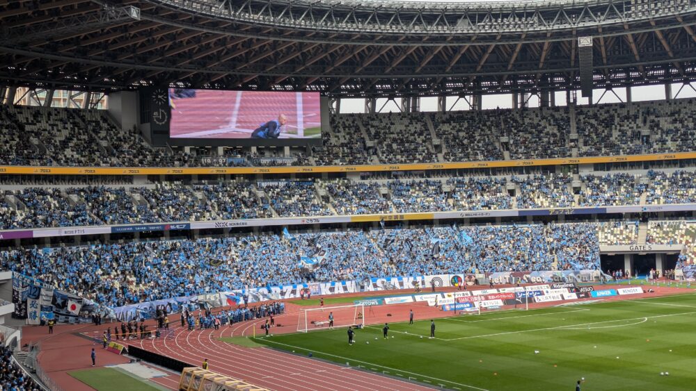 川崎フロンターレのゴール裏