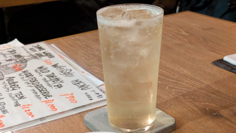 k++(ケープラス)のワイルドターキーソーダ割り