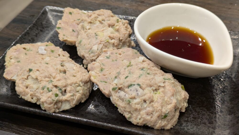 ジンギスカン椿のラムつくね