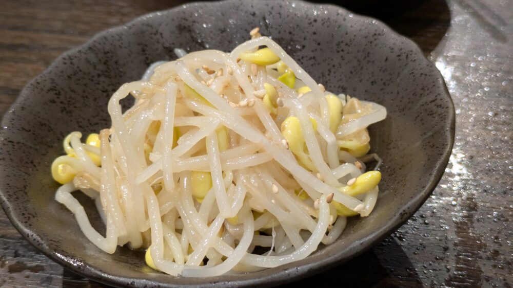 ジンギスカン椿の豆モヤシナムル