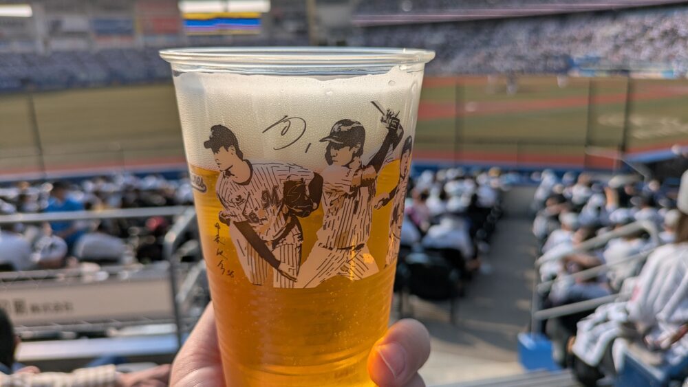 ZOZOマリンスタジアムでのビールデザイン