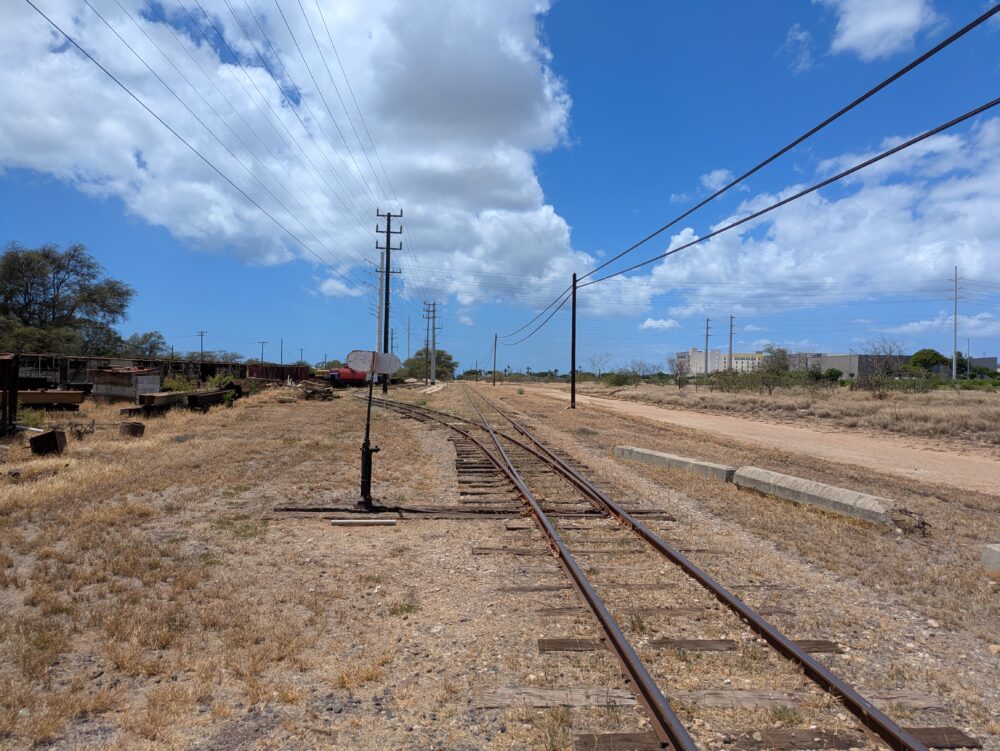ハワイアンレイルウエィの線路