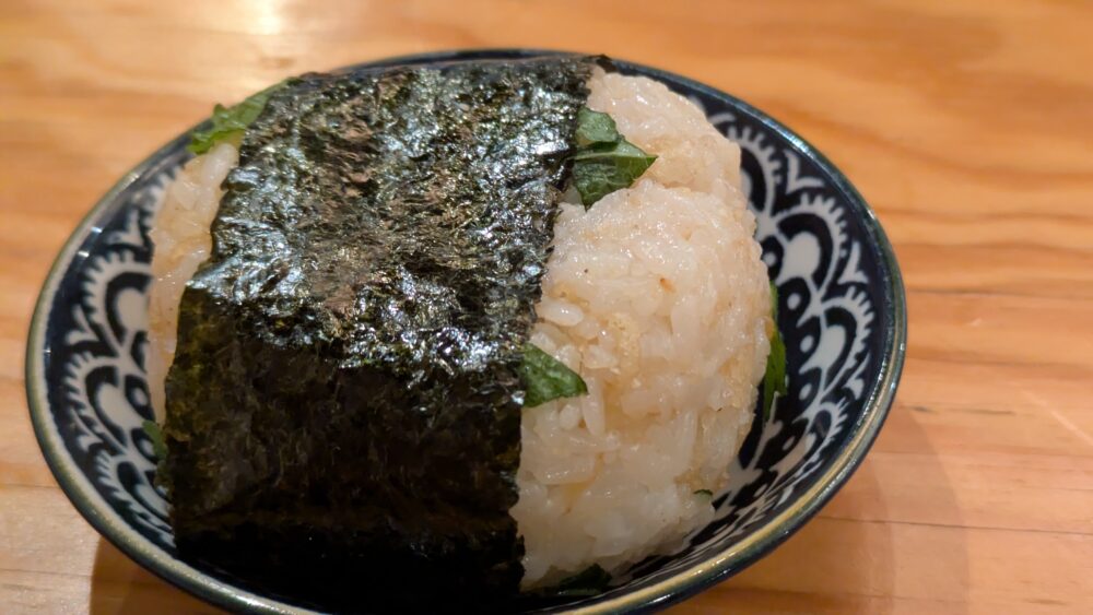 天串×和酒佐香月の出汁香るおにぎり