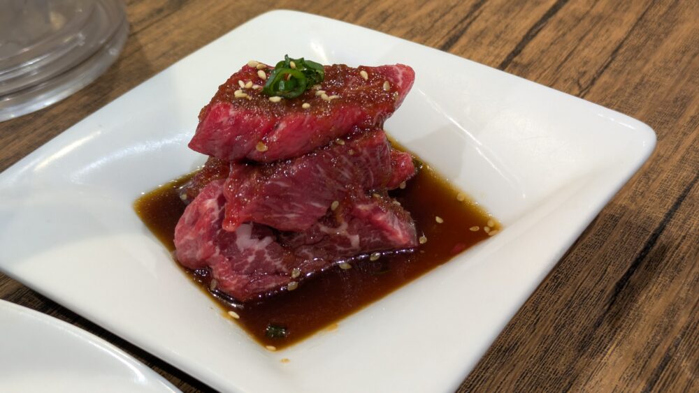 ホルモン焼肉はやぶさの上ハラミ