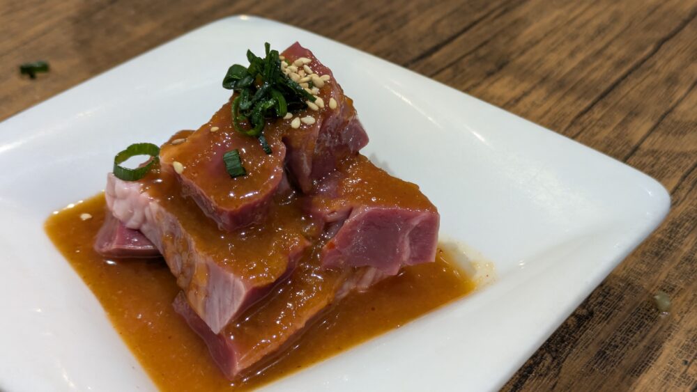 ホルモン焼肉はやぶさのハツ