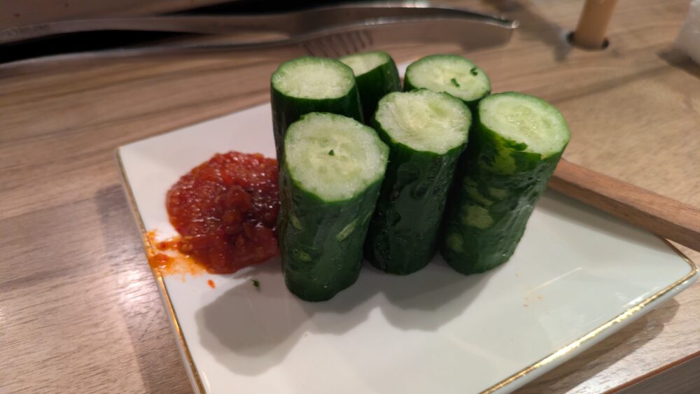 たれ山大井町店のきゅうり