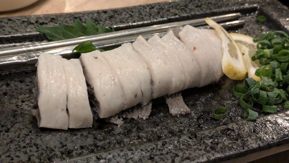 たれ山大井町店のセンマイ刺し