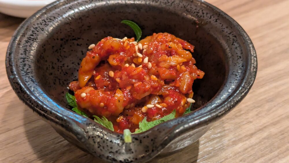 たれ山大井町店のチャンジャ