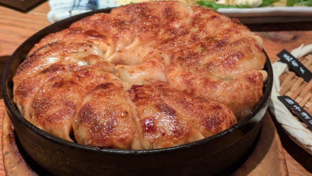 九州熱中屋品川の鉄板焼き餃子
