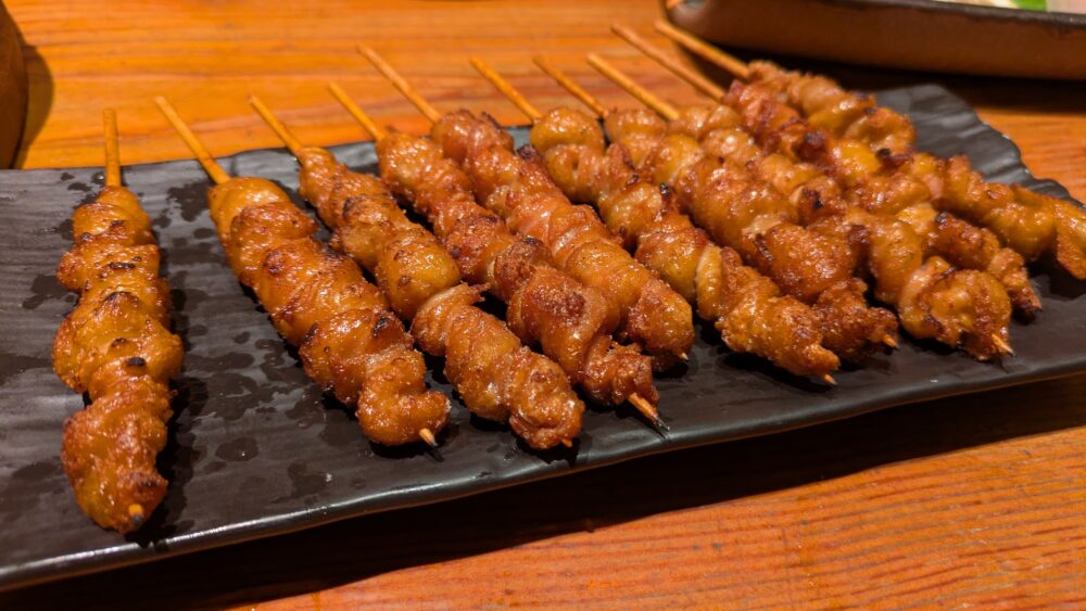 九州熱中屋品川の博多皮串