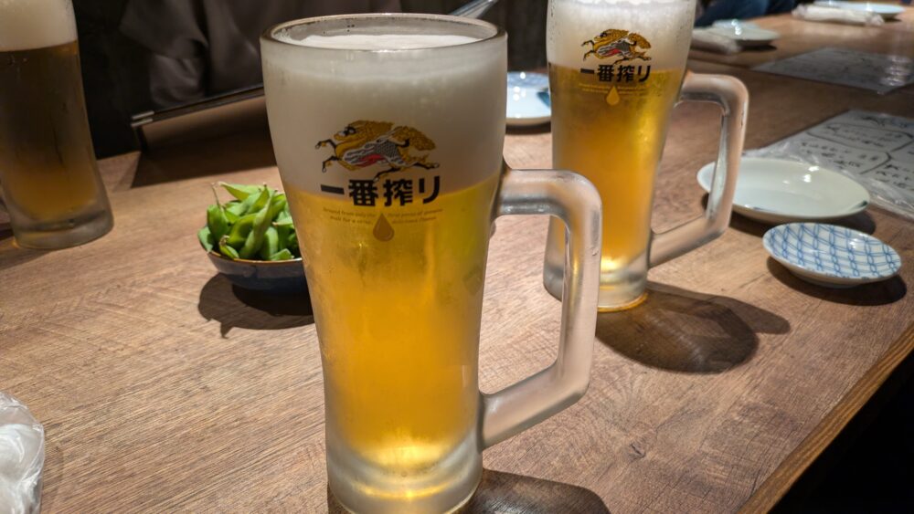源八船頭船橋店のビール