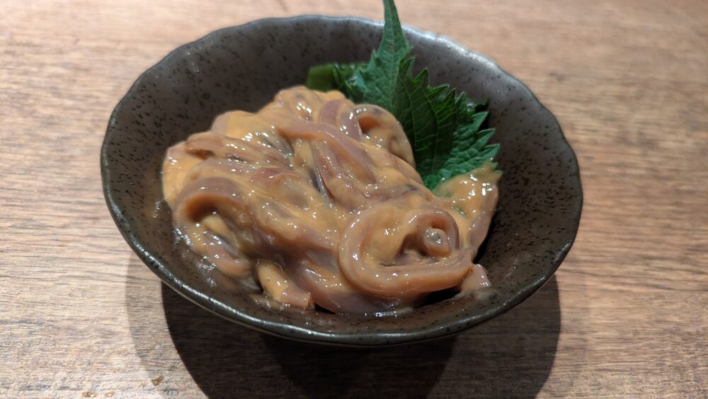 源八船頭船橋店のイカの塩辛