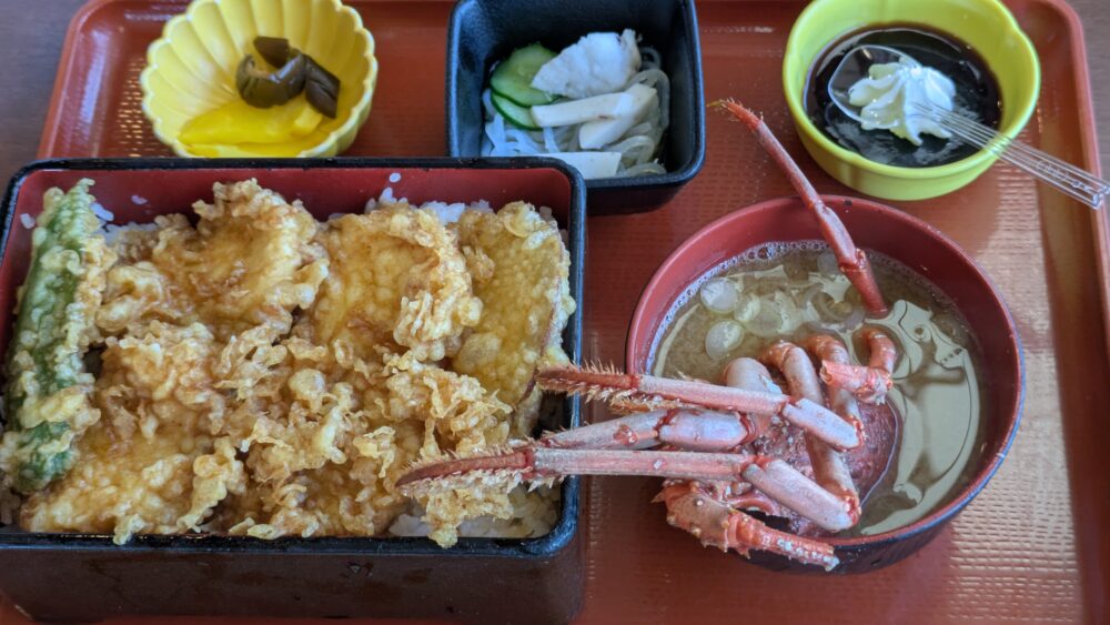 一山いけすの魚天丼