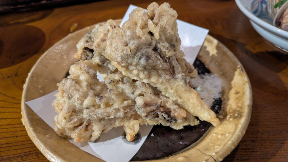 大和屋音次郎の舞茸天ぷら