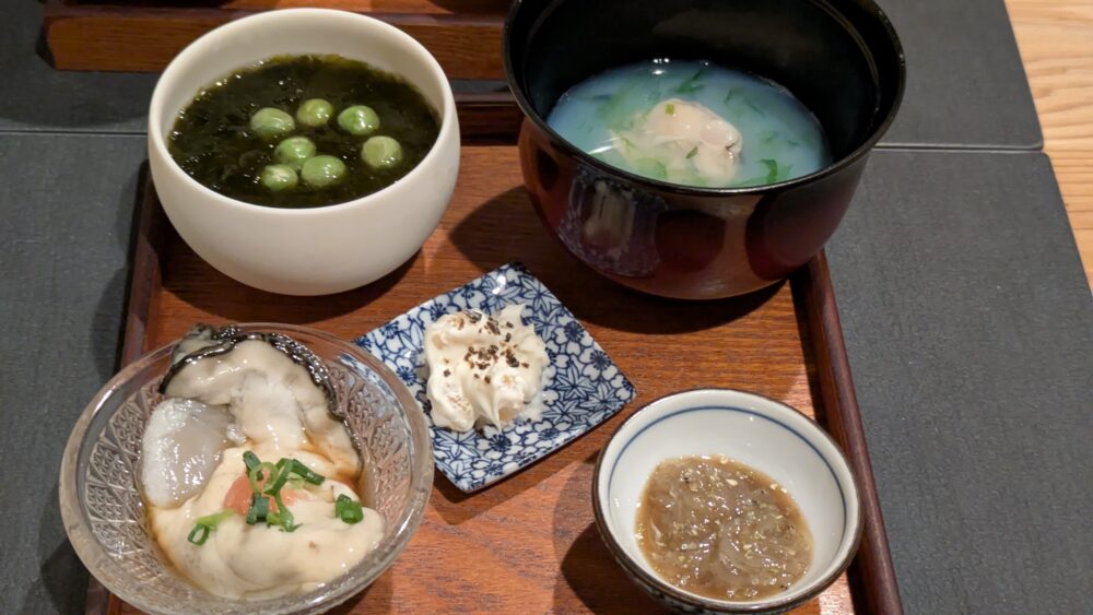 和酒廻の5種盛り合わせ