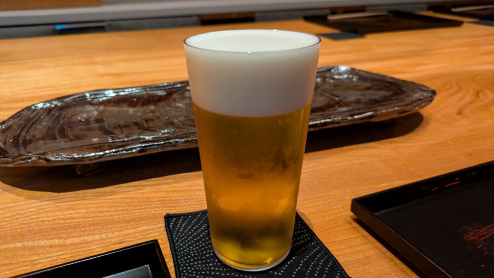 溜池なかむらのサントリー生ビール