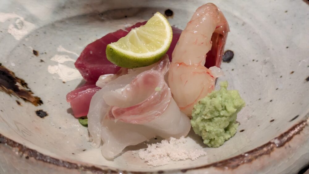 溜池なかむらの刺身盛り合わせ