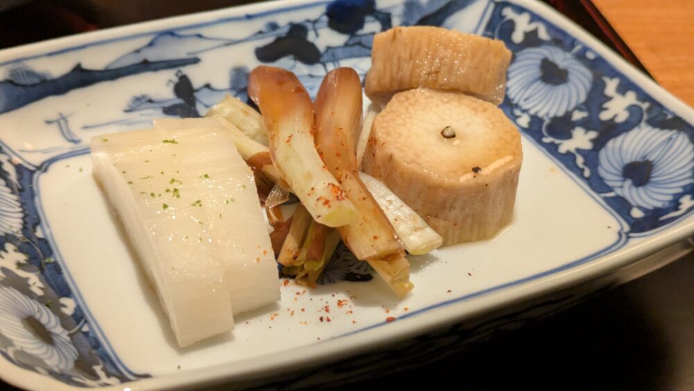 溜池なかむらのおしんこ盛り合わせ